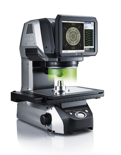 IM-7500 Image Dimension Measurement System takes complex component readings quickly, easily and accurately